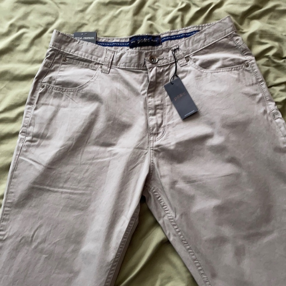 PD&C Gray pants 34x30 NWT